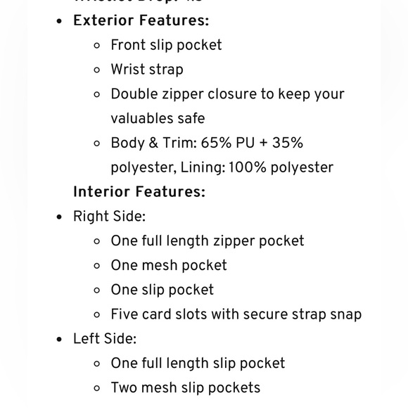 LUG TANGO WALLET MATTE LUXE VL, BLUE MOON, NWT - Picture 8 of 8